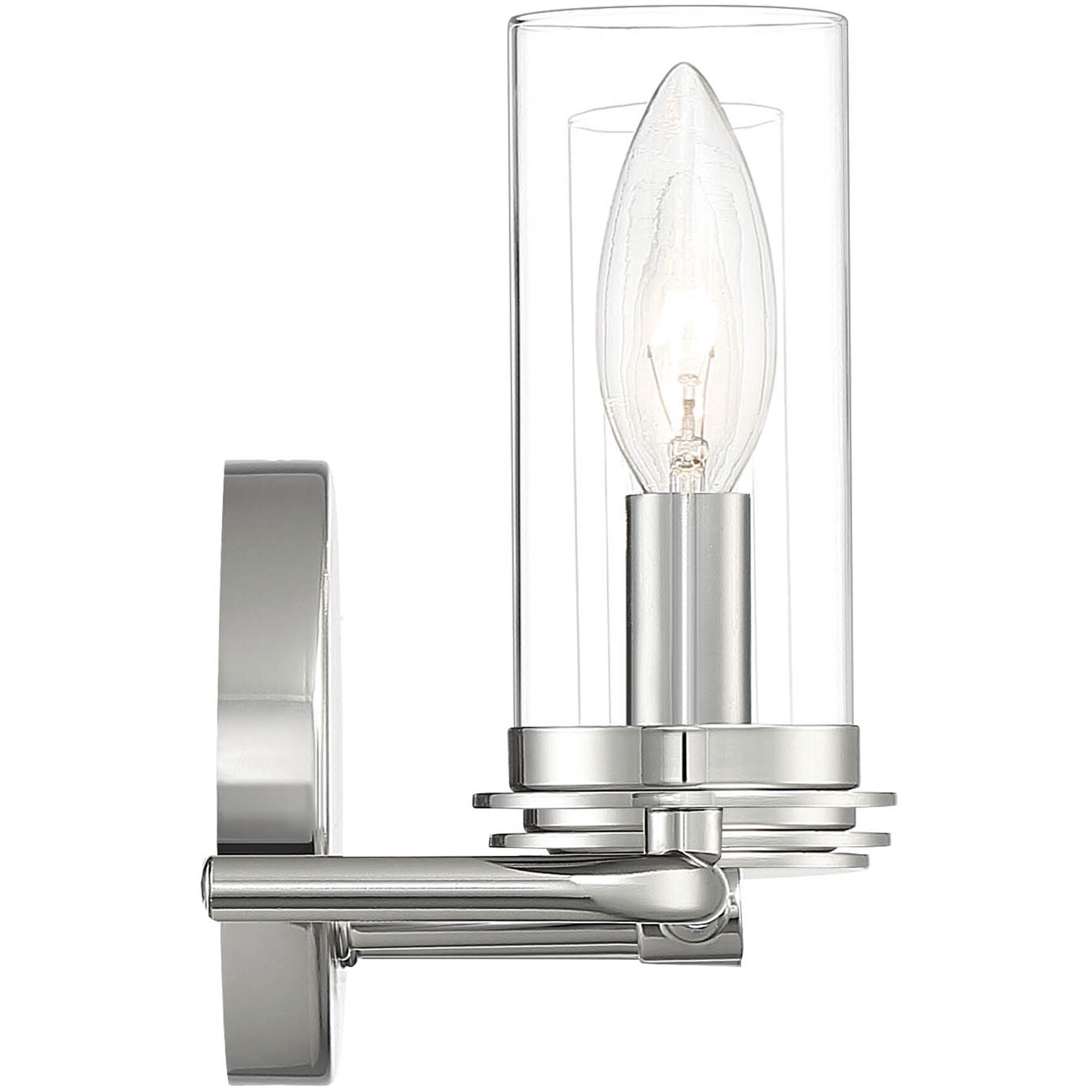 Hudson Heights 3 Light 18 inch Polished Nickel Vanity Light Wall Light